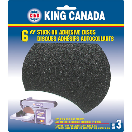 Disque de ponçage pour le bois, 6" dia., Grain 120 PB Rental Co. Ltd.