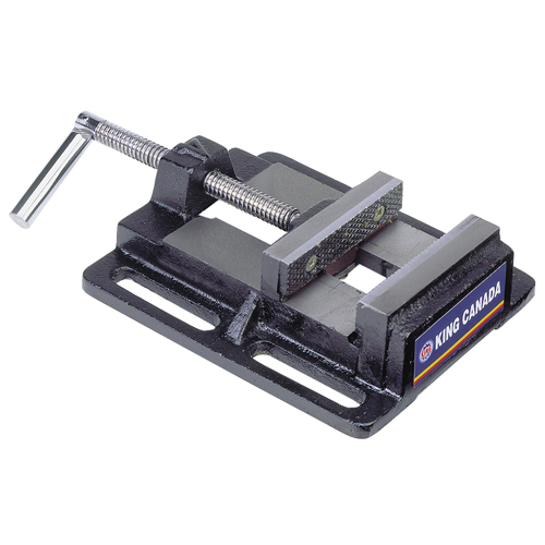 &eacute;tau pour perceuse &agrave; colonne, Largeur des m&acirc;choires 6", Profondeur de la gorge 0", Base Fixation sur &eacute;tabli PB Rental Co. Ltd.