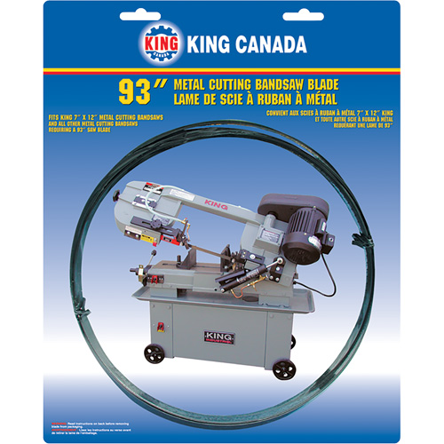 General Purpose Band Saw Blade, Bi-Metal, 93" L x 3/4" W x 0.032" Thick, 6-10 TPI PB Rental Co. Ltd.