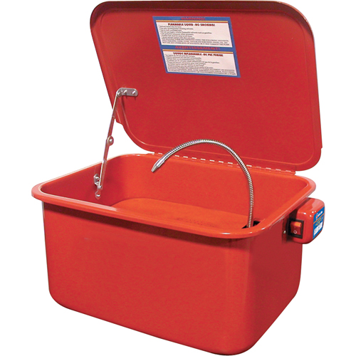 Bassins de nettoyage autorecyclants, Acier, 5 gal. PB Rental Co. Ltd.