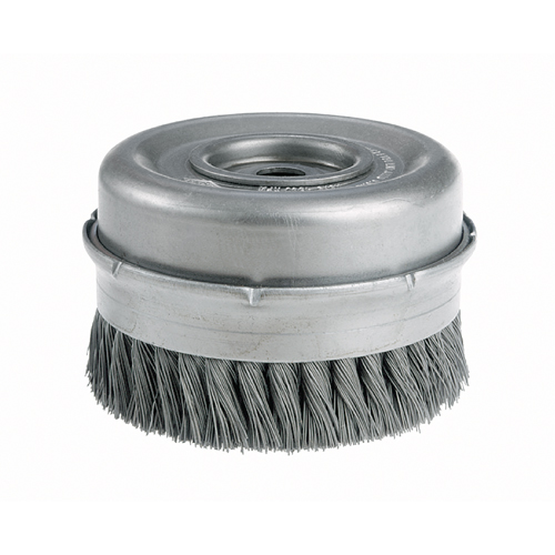 Brosses-boisseau &agrave; fils nou&eacute;s avec bride - Robustes, 4" dia. x 5/8"-11 arbre PB Rental Co. Ltd.