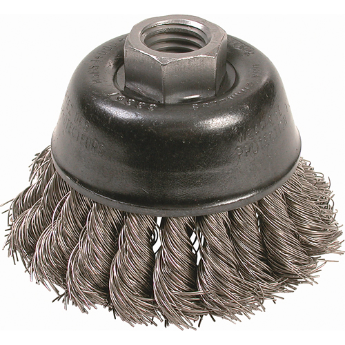 Brosses-boisseau &agrave; fils nou&eacute;s - Petites rectifieuses &agrave; grande vitesse, 2-3/4" dia. x 5/8"-11 arbre PB Rental Co. Ltd.