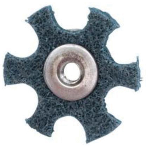 Disque abrasif en forme d'&eacute;toile pour pr&eacute;paration de surface Abrasotex , 3" dia., Grain Tr&egrave;s fin, Oxyde d'aluminium PB Rental Co. Ltd.