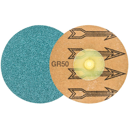 Disque de ponçage TWIST TOPCUT, 3" dia., Grain 50, Zirconium PB Rental Co. Ltd.
