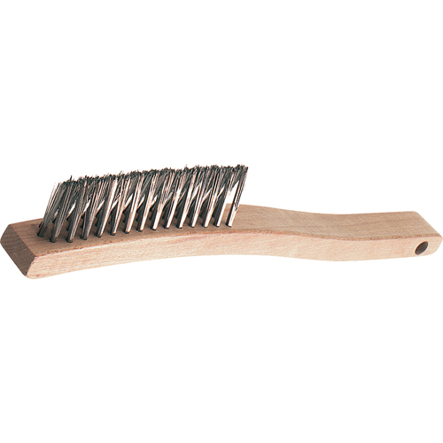 V-Groove Long Handle Scratch Brushes, Stainless Steel, 3 x 14 Wire Rows, 13-3/4" Long PB Rental Co. Ltd.