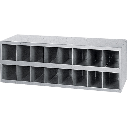 Steel Storage Bin Cabinet, 33-3/4" W x 12" D x 11-1/2" H, Grey PB Rental Co. Ltd.