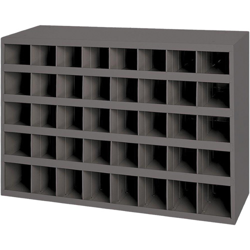 Armoires pour bacs de rangement en acier, 33-3/4" la x 8-1/2" p x 22-1/4" h, Gris PB Rental Co. Ltd.