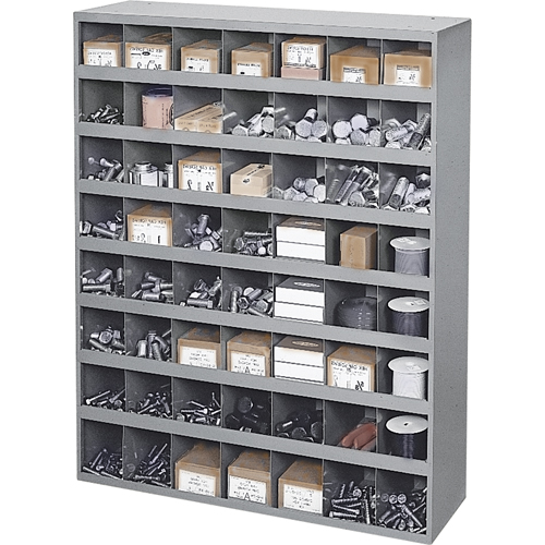 Armoires pour bacs de rangement en acier, 33-3/4" la x 12" p x 42" h, Gris PB Rental Co. Ltd.