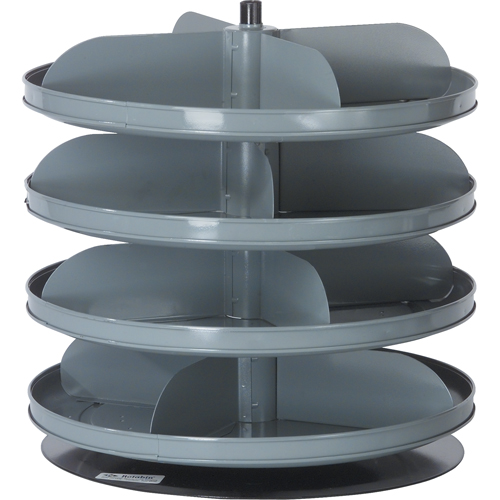Rotabin&reg; Storage Units, 60 lbs. Capacity per Level, 10 Level, 42-1/8" H x 17" Dia. PB Rental Co. Ltd.