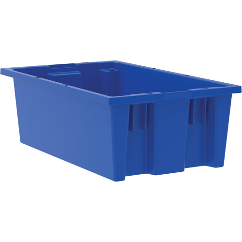Nesting and Stacking Tote, 6" x 11" x 18", Blue PB Rental Co. Ltd.
