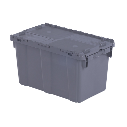 Contenants de distribution Flipak en plastique poly&eacute;thyl&egrave;ne (PE), 22,3" x 13" x 12,8", Gris PB Rental Co. Ltd.