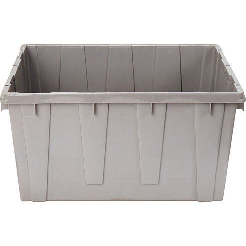 Contenant emboîtable, 21,1" la x 17,7" p x 12" h, Gris PB Rental Co. Ltd.
