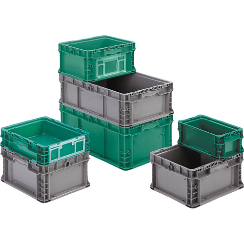 Syst&egrave;me de contenants d'exp&eacute;dition 4845 de StakPak Plus, 7-2/5" la x 12" p x 5" h, Vert moyen PB Rental Co. Ltd.
