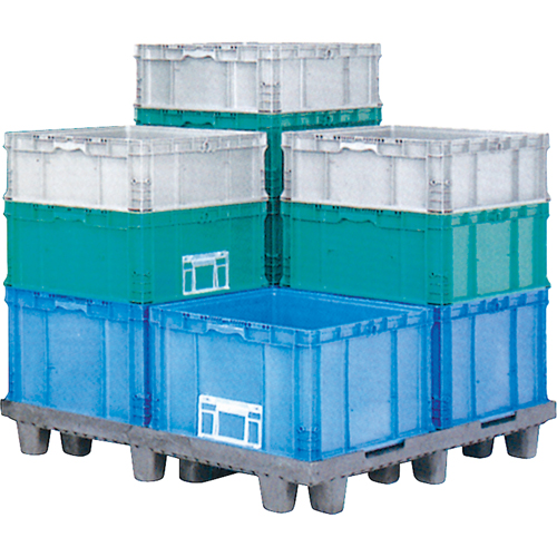 Syst&egrave;me de contenants d'exp&eacute;dition 4845 de StakPak Plus, 15" la x 24" p x 14,5" h, Bleu royal PB Rental Co. Ltd.