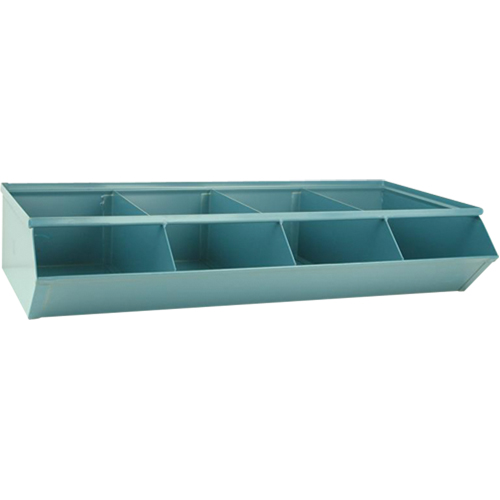 Sectional Bin Units, 100 lbs. Cap., 37" W x 18-3/4" D x 7-1/2" H, Blue PB Rental Co. Ltd.