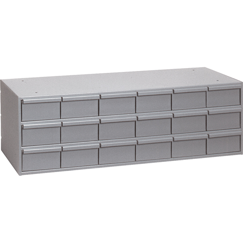 Industrial Drawer Cabinets, 18 Drawers, 33-3/4" W x 11-5/8" D x 10-7/8" H, Grey PB Rental Co. Ltd.