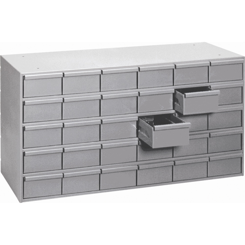 Industrial Drawer Cabinets, 30 Drawers, 33-3/4" W x 17-1/4" D x 21-1/8" H, Grey PB Rental Co. Ltd.
