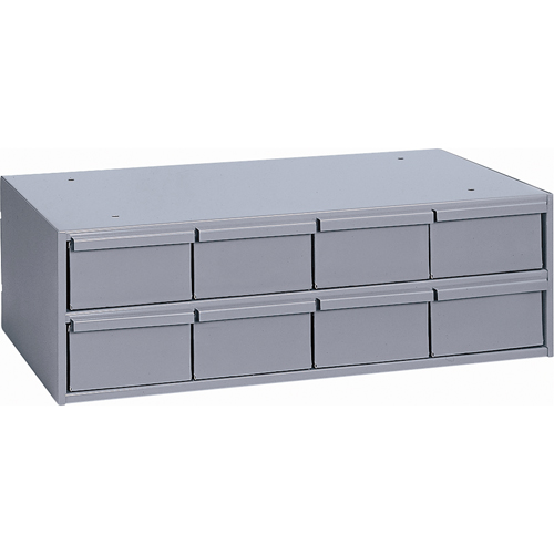 Casiers &agrave; tiroirs industriels, 8 tiroirs, 22-3/4" la x 11-5/8" p x 7-3/8" h, Gris PB Rental Co. Ltd.