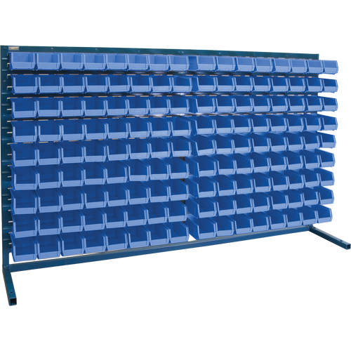 Rayonnage &agrave; persienne avec bacs, 144 bacs, 72" la x 15" p x 40" h PB Rental Co. Ltd.