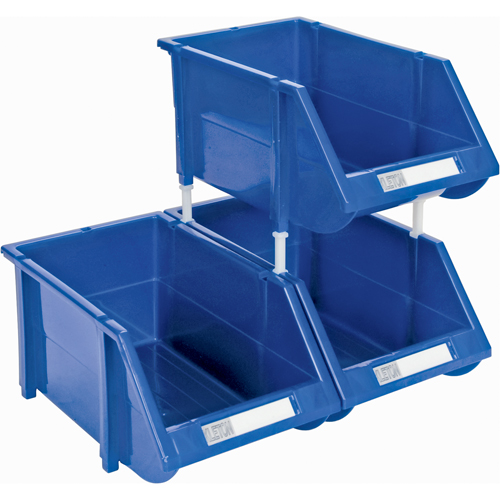 Bac empilable & &agrave; suspendre, 4-13/16" la, 3-3/16" h x 7-1/8" p, Bleu PB Rental Co. Ltd.