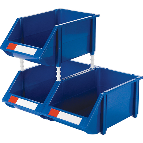 Bac empilable & &agrave; suspendre, 8-3/16" la, 6-3/16" h x 14" p, Bleu PB Rental Co. Ltd.