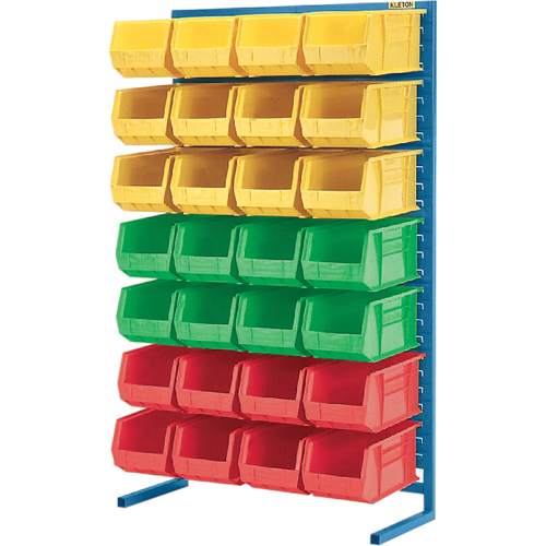 Stationary Bin Racks  -Single-Sided - Rack Only, 36" W x 12" D x 61" H PB Rental Co. Ltd.