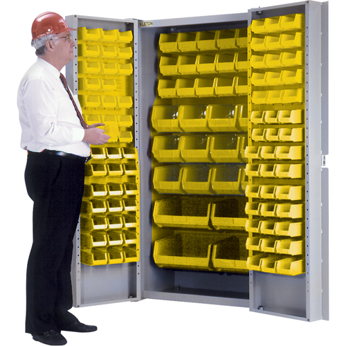 Armoire &agrave; combinaison avec porte creuse, 38" la x 24" p x 72" h, 36 tablettes PB Rental Co. Ltd.