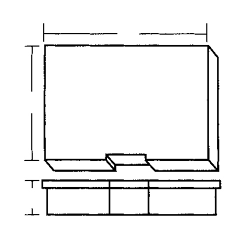 Boîte &agrave; compartiments, Plastique, 15-1/2" la x 11-3/4" p, 2-1/2" h, Gris PB Rental Co. Ltd.