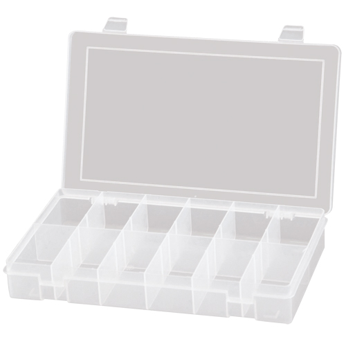 Boîtes &agrave; compartiments compactes en polypropyl&egrave;ne, 11" la x 6-3/4" p x 1-3/4" h, 12 compartiments PB Rental Co. Ltd.
