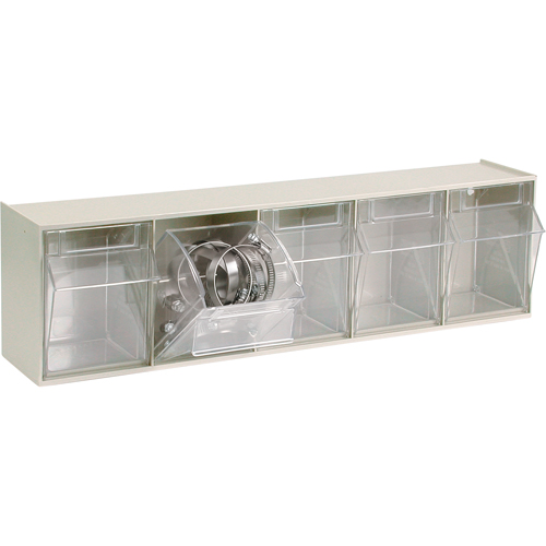 Tip-Out Bins Modular Storage System, 23-5/8" W x 5-1/4" D x 6-1/2" H, 5 Drawers PB Rental Co. Ltd.