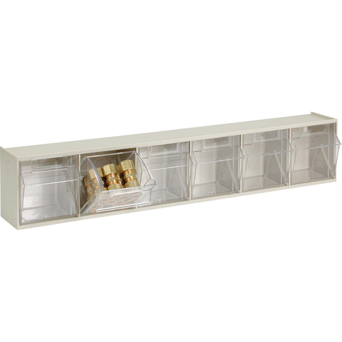 Syst&egrave;me de casiers modulaires Tip-Out, 23-5/8" la x 3-5/8" p x 4-1/2" h, 6 tiroirs PB Rental Co. Ltd.
