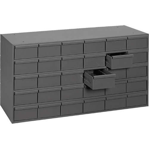 Industrial Drawer Cabinets, 30 Drawers, 33-3/4" W x 11-5/8" D x 17-3/4" H, Grey PB Rental Co. Ltd.