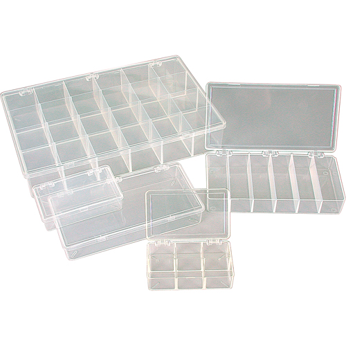 K-Resin Compartment Box, Plastic, 36 Slots, 6-9/16" W x 9-5/8" D x 1-1/2" H, Transparent PB Rental Co. Ltd.