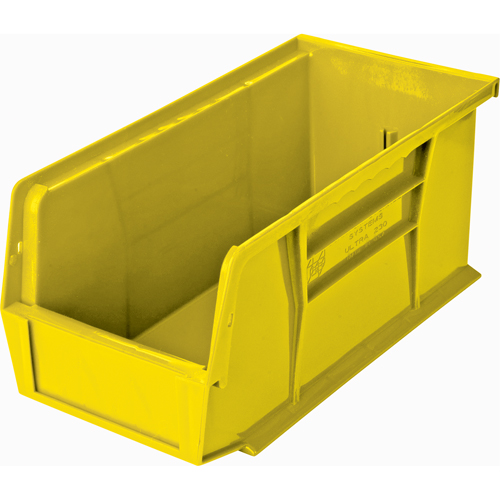Bacs ultra empilable & suspendable, 5-1/2" la, 5" h x 10-7/8" p, Jaune PB Rental Co. Ltd.