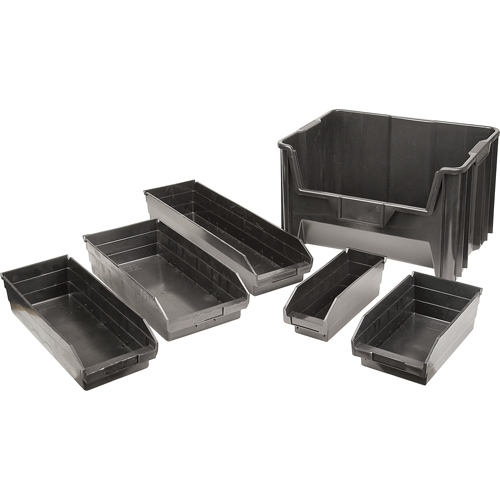Recycled Shelf Bins, 4-1/8" W x 11-5/8" D x 4" H, 30 lbs. Capacity PB Rental Co. Ltd.
