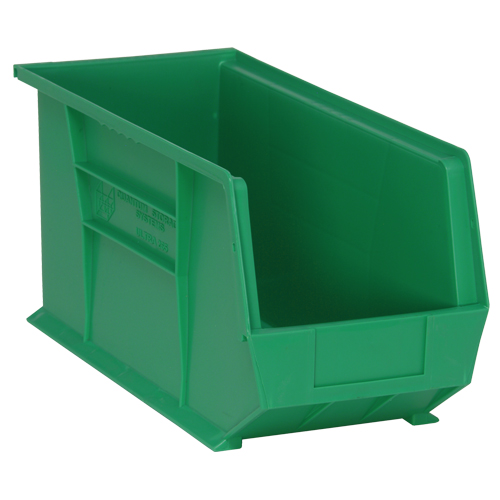 Bacs ultra empilable & suspendable, 8-1/4" la, 9" h x 18" p, Vert PB Rental Co. Ltd.