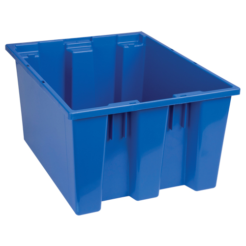 Contenants Stack & Nest, 10" x 19,5" x 15,5", Bleu PB Rental Co. Ltd.