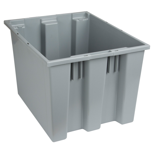 Contenants Stack & Nest, 13" x 19,5" x 15,5", Gris PB Rental Co. Ltd.