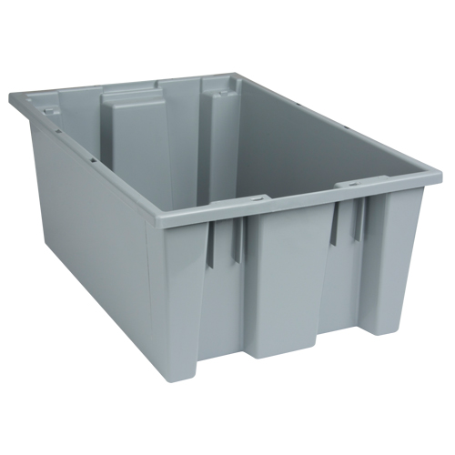 Contenants Stack & Nest, 8" x 19,5" x 13,5", Gris PB Rental Co. Ltd.