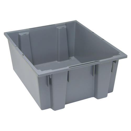 Stack & Nest Totes, 10" x 23.5" x 19.5", Grey PB Rental Co. Ltd.