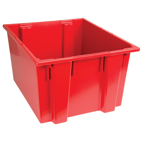 Stack & Nest Totes, 13" x 23.5" x 19.5", Red PB Rental Co. Ltd.