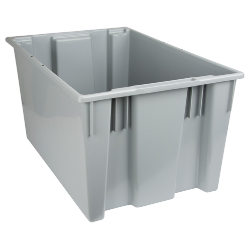 Contenants Stack & Nest, 15" x 29,5" x 19,5", Gris PB Rental Co. Ltd.