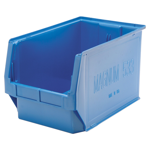 Giant Stacking Containers, 12.375" W x 19.75" D x 11.875" H, Blue PB Rental Co. Ltd.