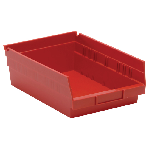 Bacs de rangement pour tablettes, 8-3/8" la x 4" H x 11-5/8" p, Rouge, Capacit&eacute; 30 lb PB Rental Co. Ltd.