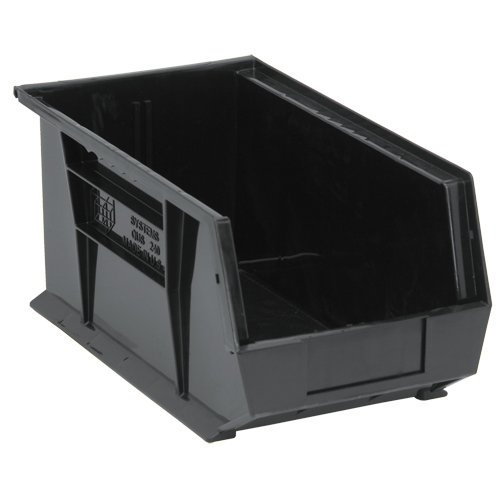 Bacs ultra empilable & suspendable, 8-1/4" la, 7" h x 14-3/4" p, Noir PB Rental Co. Ltd.