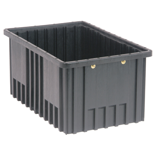 Bacs divisibles conducteurs, Polypropyl&egrave;ne, 10-7/8" la x 16-1/2" p x 8" h, Noir PB Rental Co. Ltd.