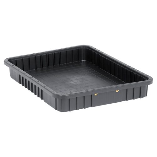 Bacs divisibles conducteurs, Polypropyl&egrave;ne, 17-1/2" la x 22-1/2" p x 3" h, Noir PB Rental Co. Ltd.