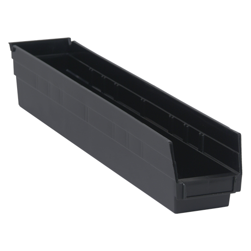 Bac pour &eacute;tag&egrave;re &eacute;conomique, 4-1/8" la, 4" h x 23-5/8" p, Noir PB Rental Co. Ltd.
