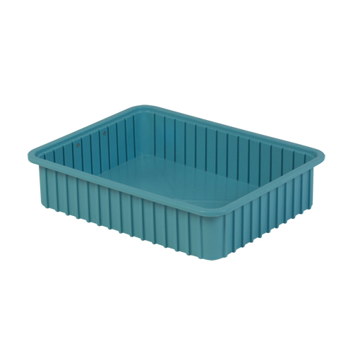 Contenants Divider Box, Poly&eacute;thyl&egrave;ne, 22,4" la x 17,4" p x 5" h, Bleu p&acirc;le PB Rental Co. Ltd.