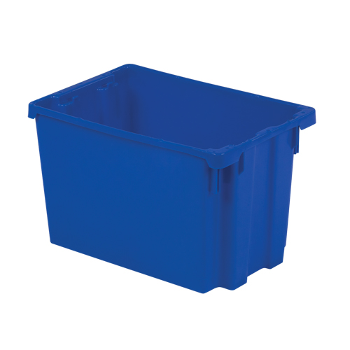 Contenants Stack-N-Nest Polylewton, 12,1" x 19,4" x 12,9", Bleu PB Rental Co. Ltd.